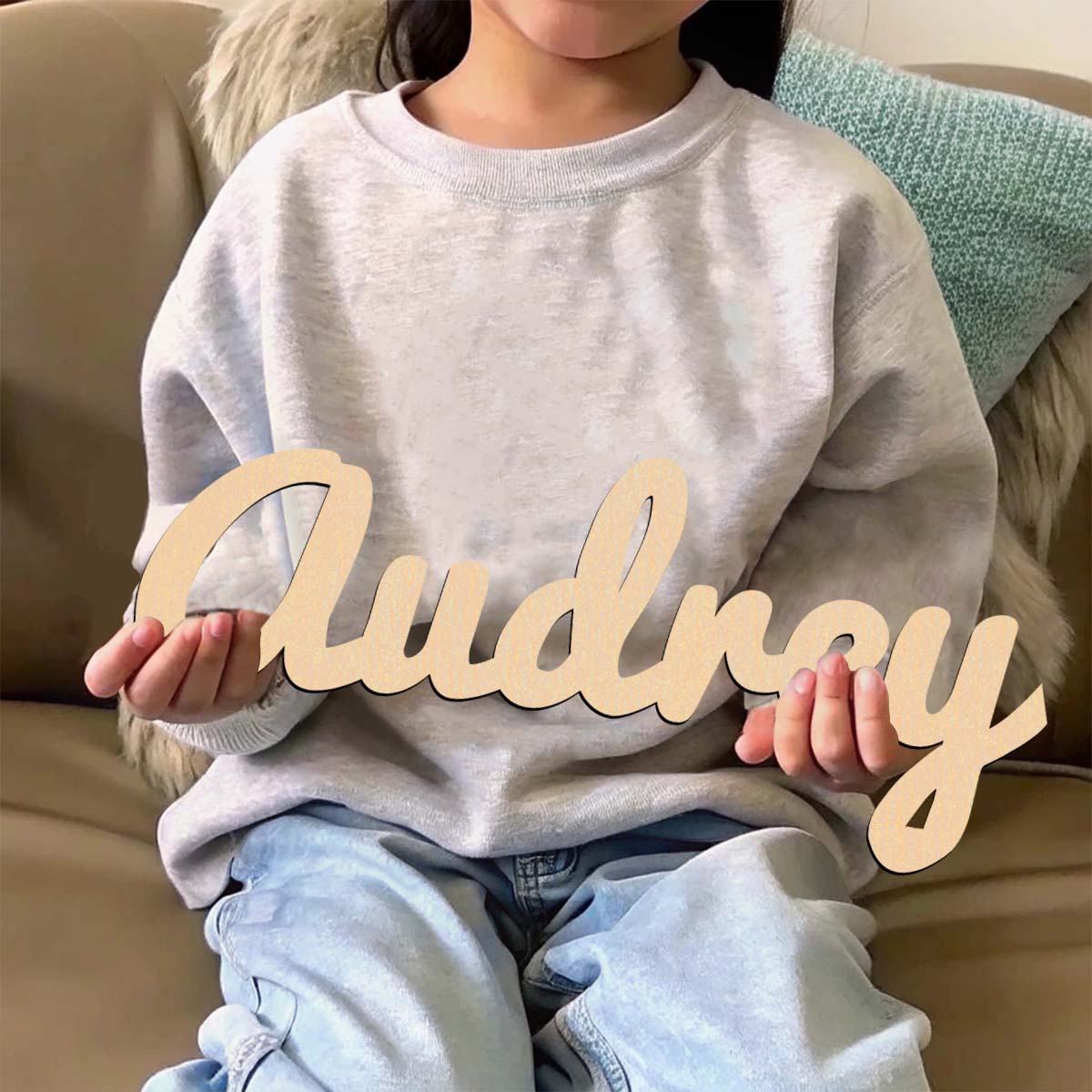 Home Decor Examples - 1 STÜCK Langlebiger individueller Name Audrey-Beistell