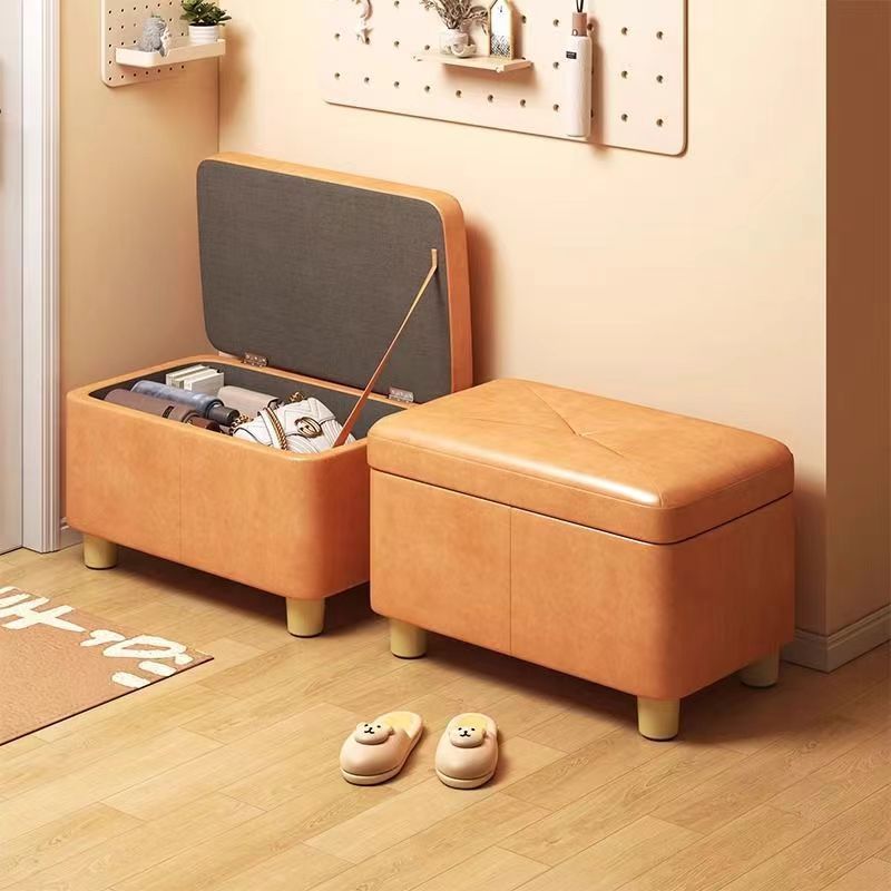 Decorative Throw Pillow - Aufbewahrungsbank für den Außenbereich, lange Schuhbank,