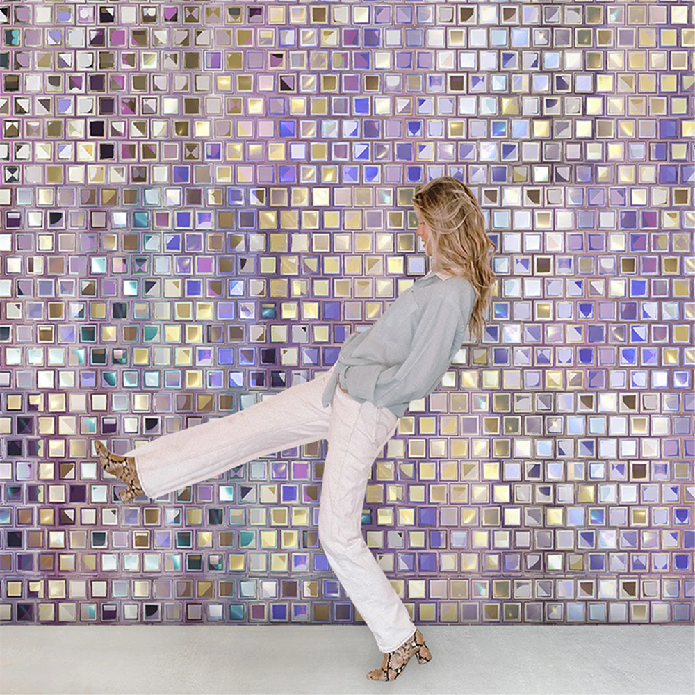 Home Decor Online Shop - Maßgeschneiderte farbige Mosaik-Tapete für Milchtee-Läden, Online-Verkauf,
