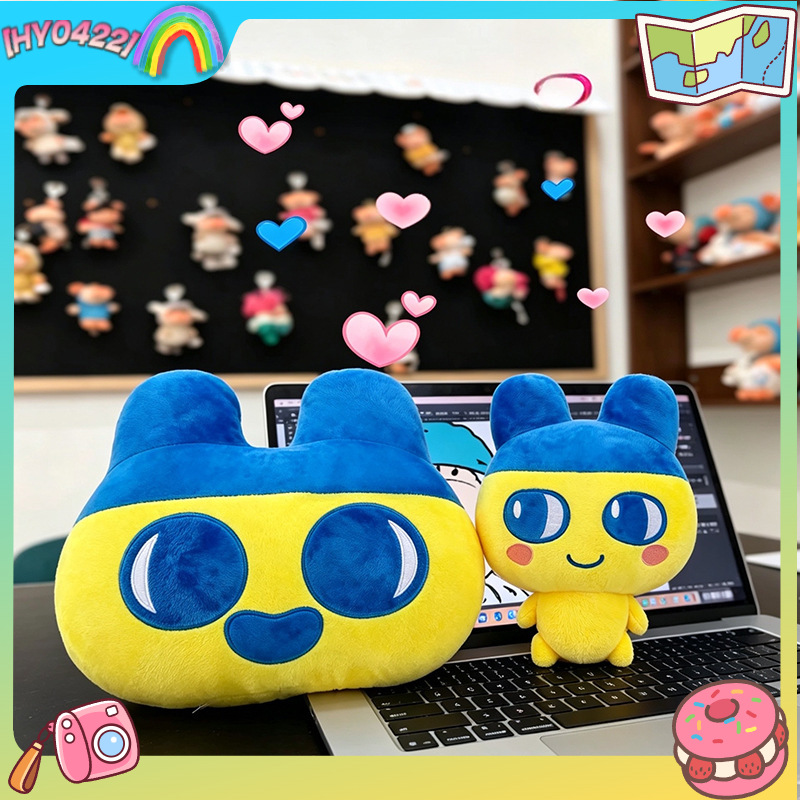 Decorative Throw Pillow - Cartoon Tamagotchi Kuchipatchi Cartoon-Puppe Weiches Stofftier