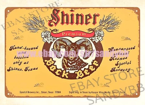 Home Decor Online Shop - Shiner Beer Brewery Man Cave Dining