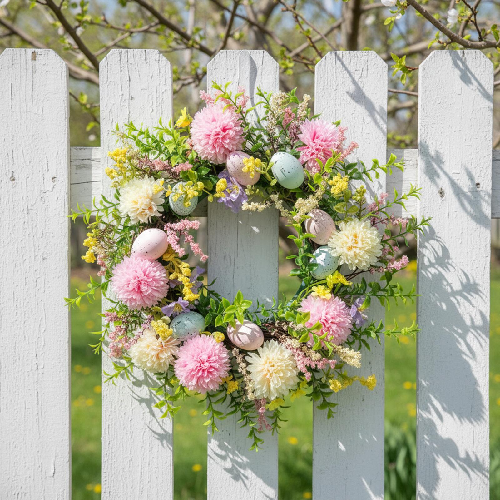 Frühlings-Türkranz 15,75 Zoll  – Home Decor Daisy Bewertung und Preis