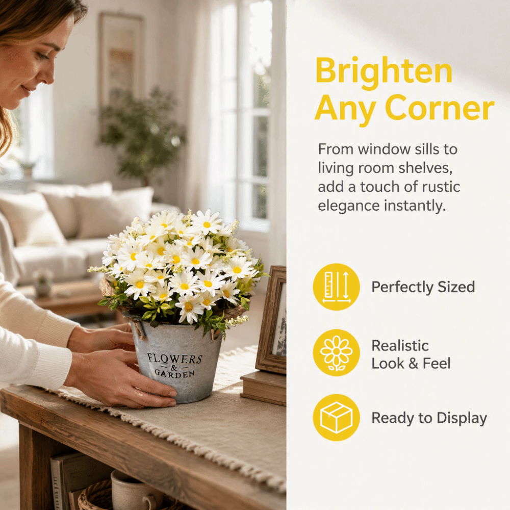 8,27x4,33 Zoll Künstlicher Gän – Home Decor Daisy Bewertung und Preis