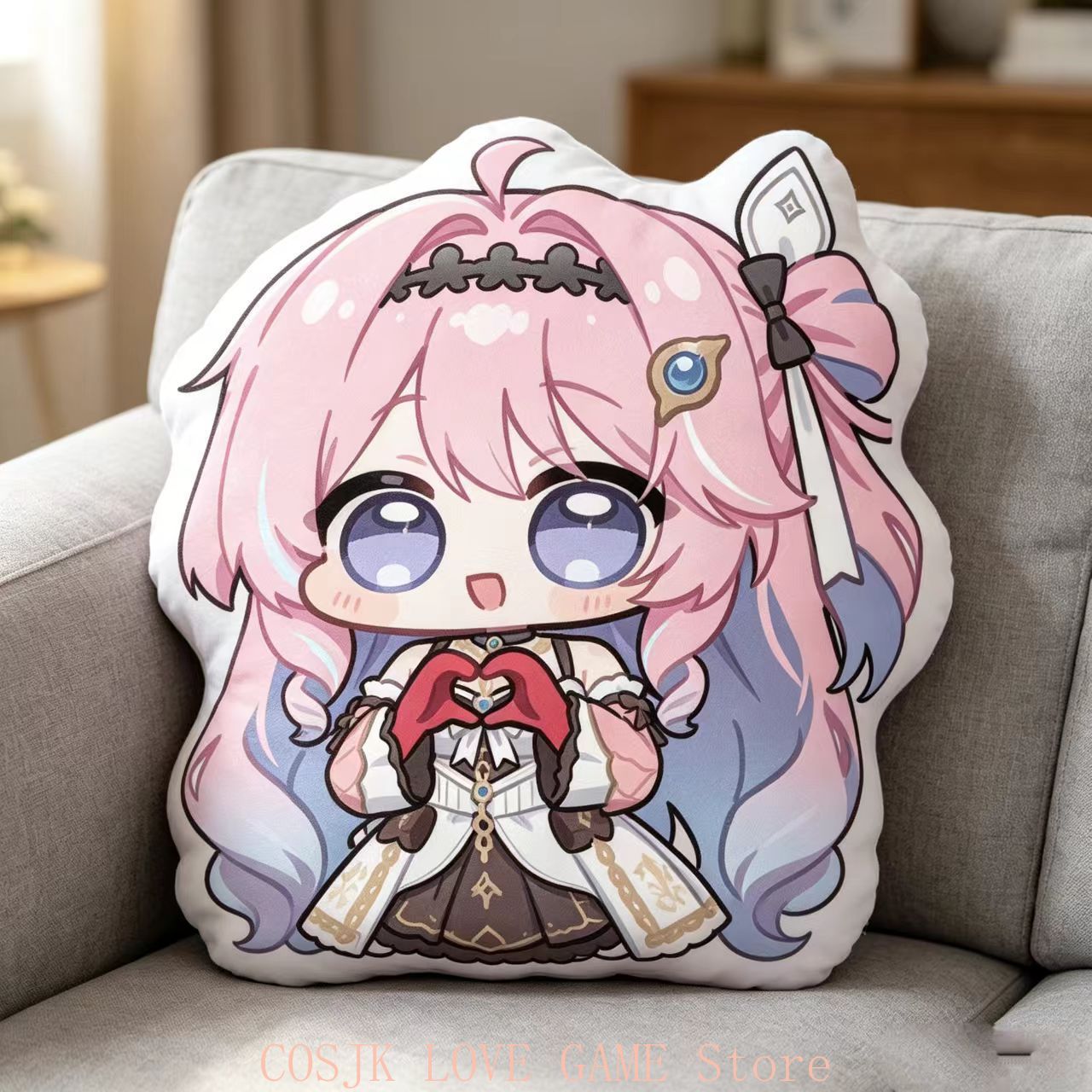 Anime Denia Wuthering Waves Q- – Decorative Throw Pillow Bewertung und Preis