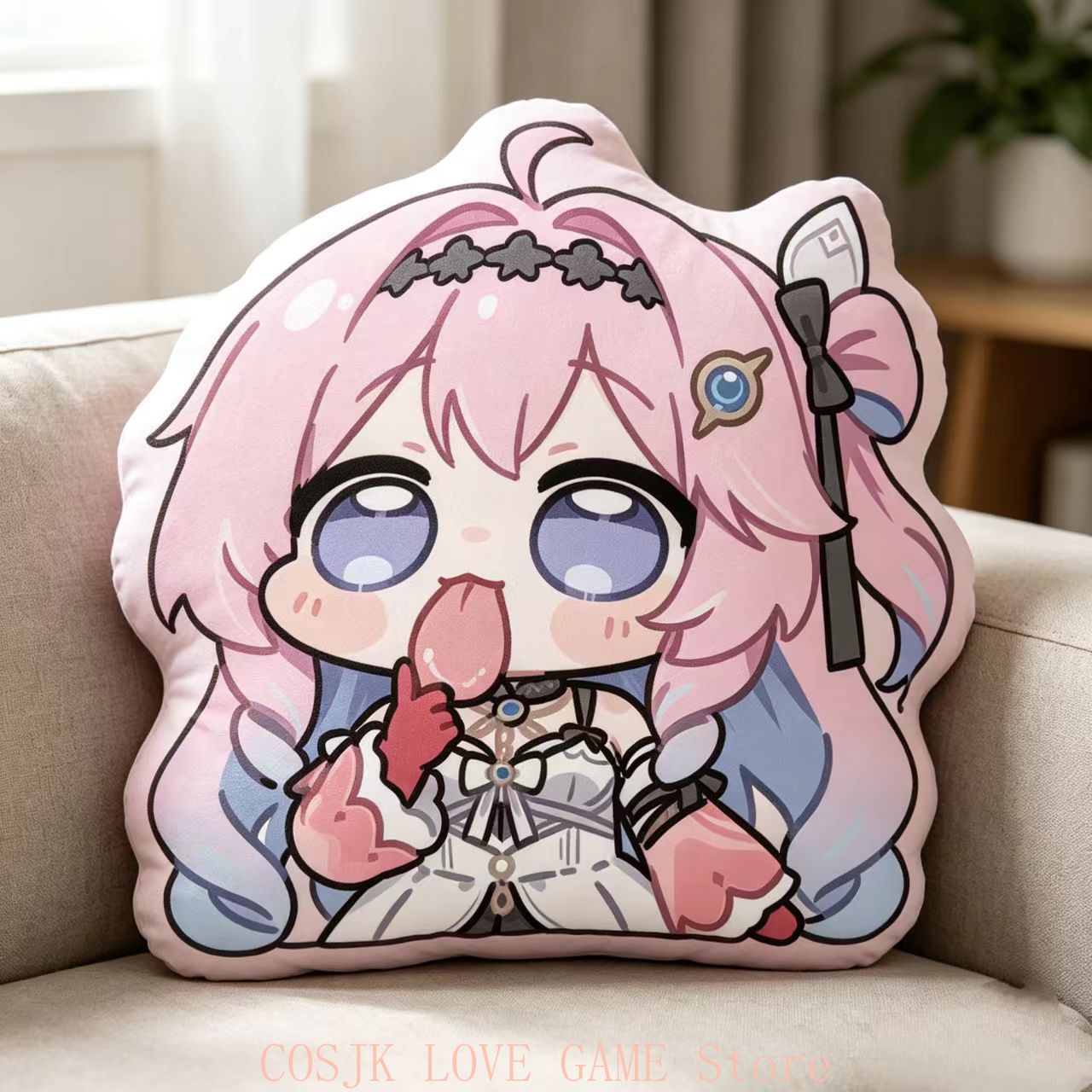 Anime Denia Wuthering Waves Q- – Decorative Throw Pillow Bewertung und Preis
