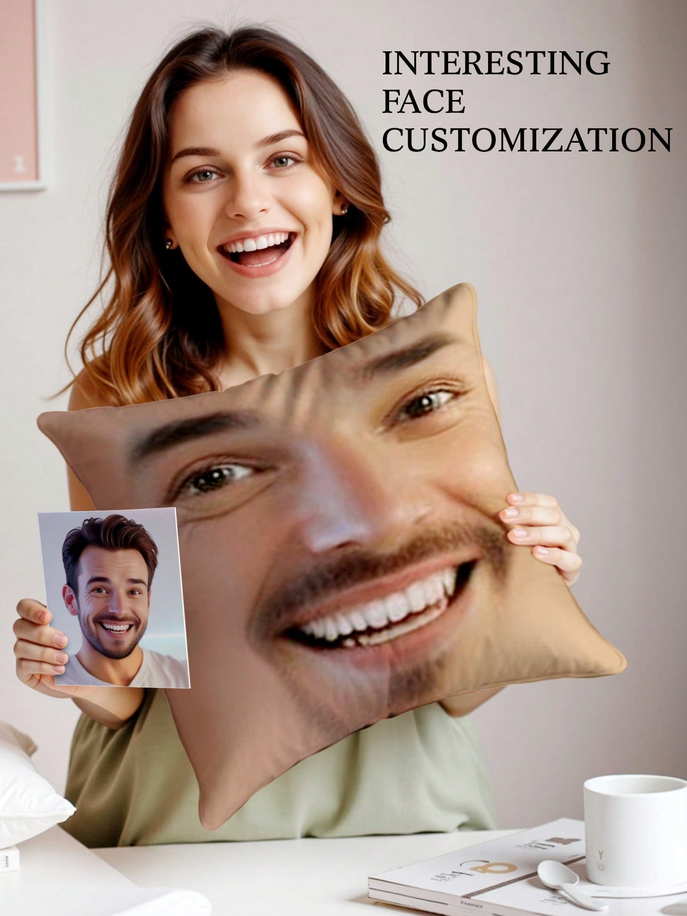 1 Stück Personalisiertes Quadr – Decorative Throw Pillow Bewertung und Preis