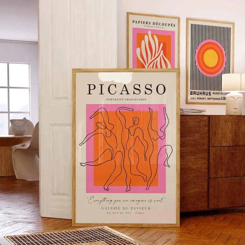 3 Stück moderne orangefarbene  – Home Decor Aesthetic Bewertung und Preis