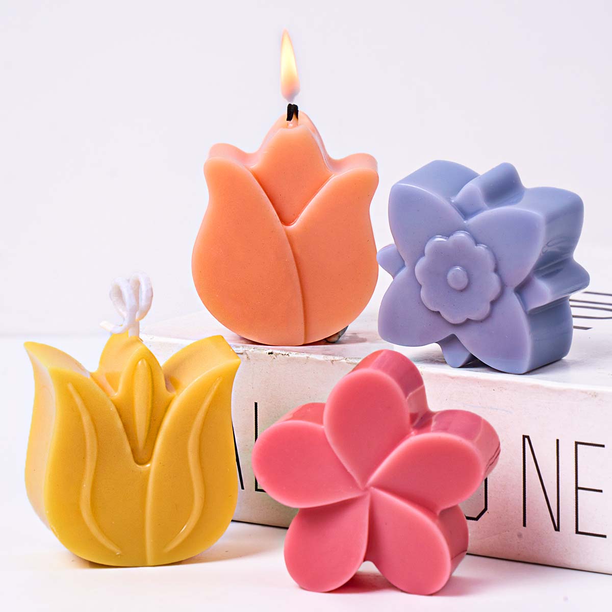 Blumenform Silikon Kerzenform  – Home Decor Tulip Bewertung und Preis