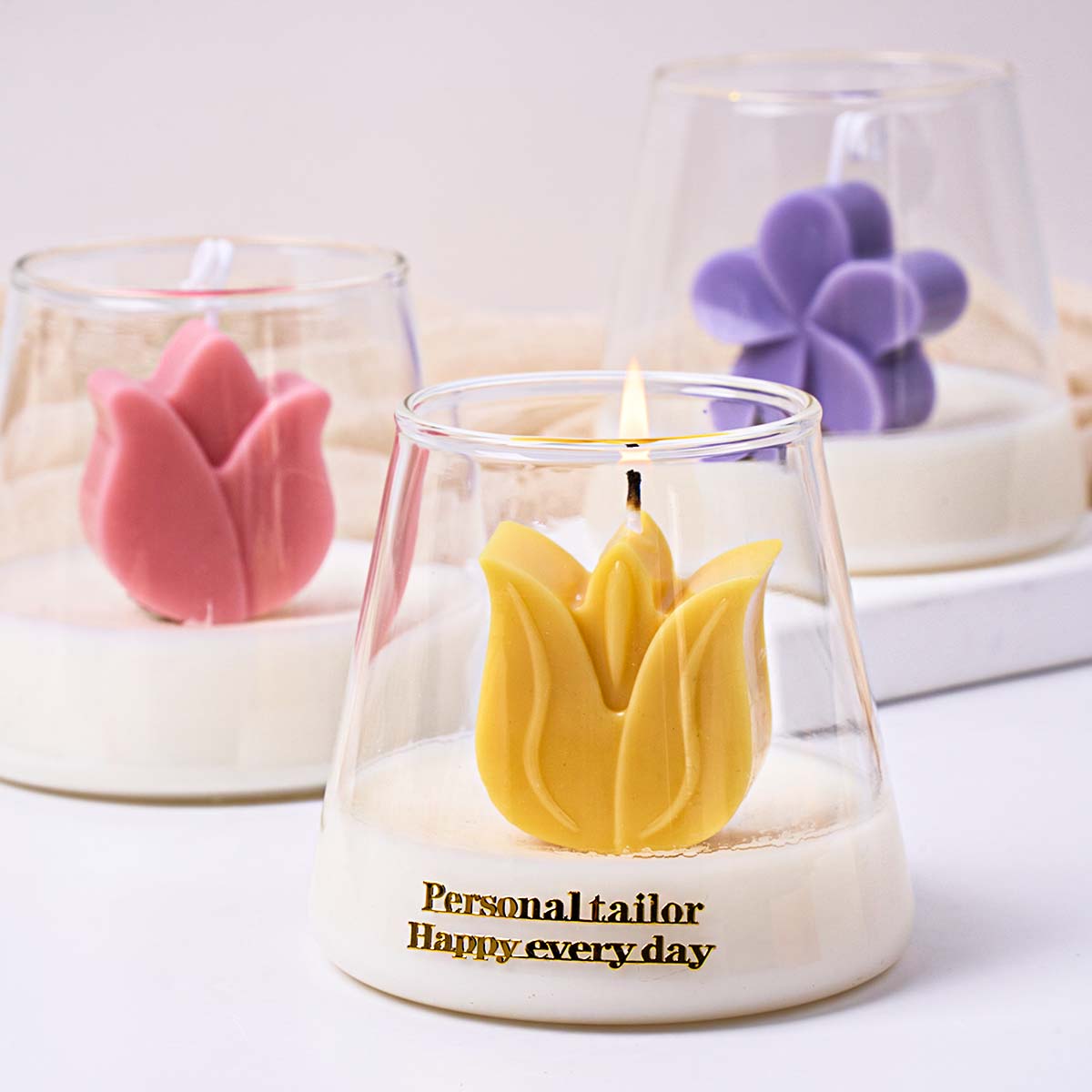 Blumenform Silikon Kerzenform  – Home Decor Tulip Bewertung und Preis