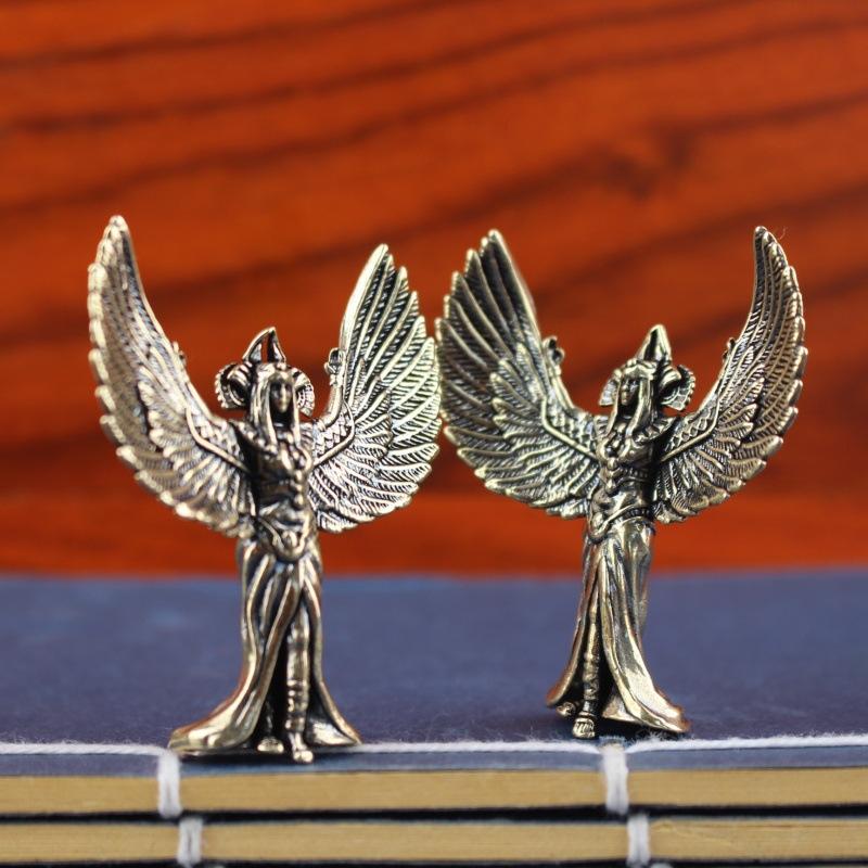 Mini-Messingfigur einer geflüg – Home Decor Egypt Bewertung und Preis