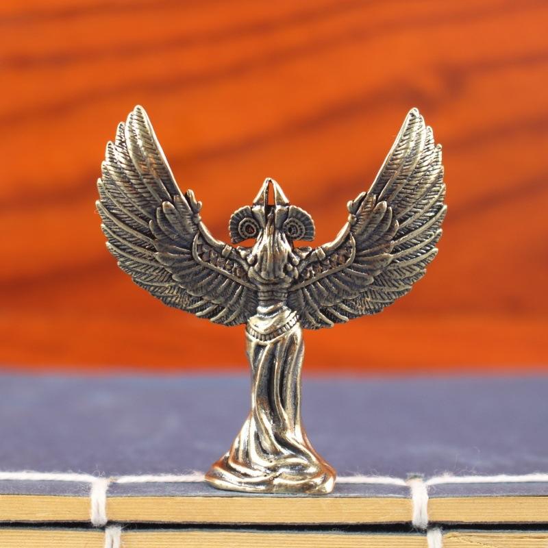 Mini-Messingfigur einer geflüg – Home Decor Egypt Bewertung und Preis