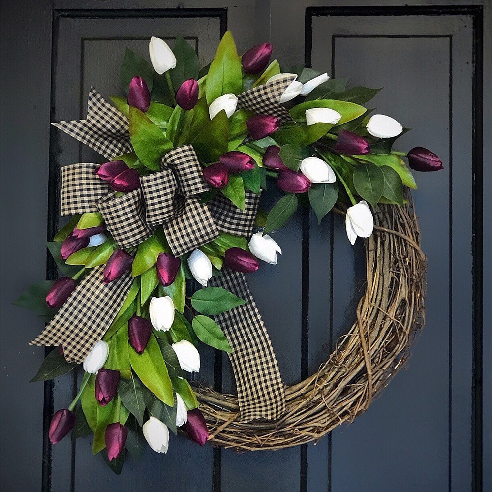 Frühlings-Simulations-Tulpenkr – Home Decor Tulip Bewertung und Preis
