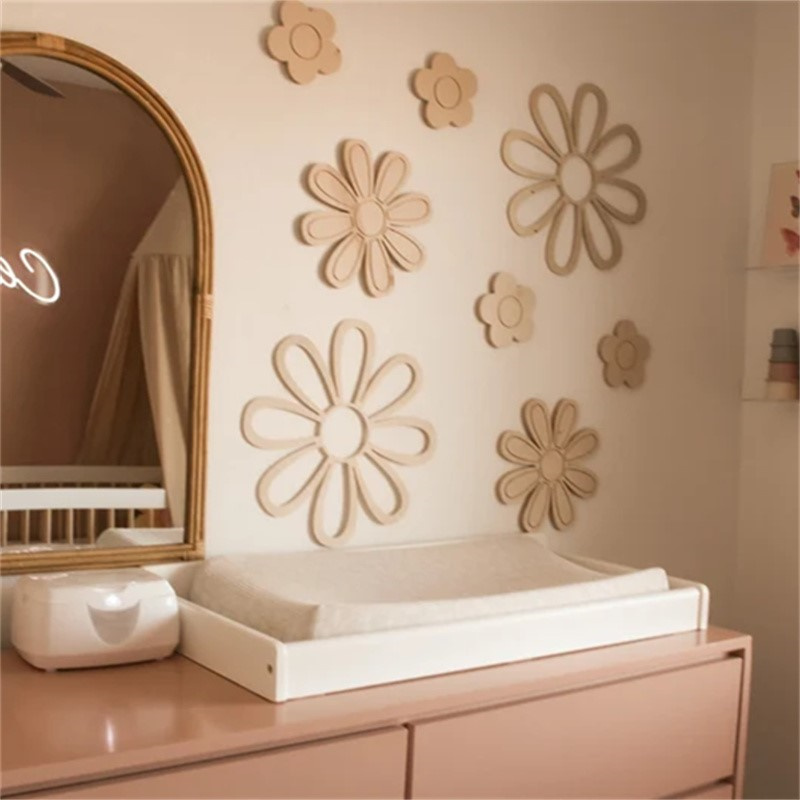 Holz Gänseblümchen Wand Blumen – Home Decor Daisy Bewertung und Preis