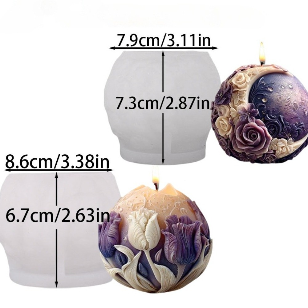 Mond-Rosen-Tulpen-Kugel-Kerzen – Home Decor Tulip Bewertung und Preis