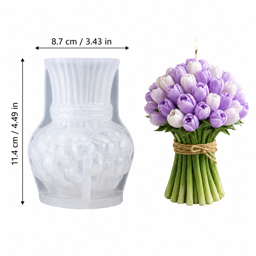 Realistische 3D-Tulpenstrauß-S – Home Decor Tulip Bewertung und Preis