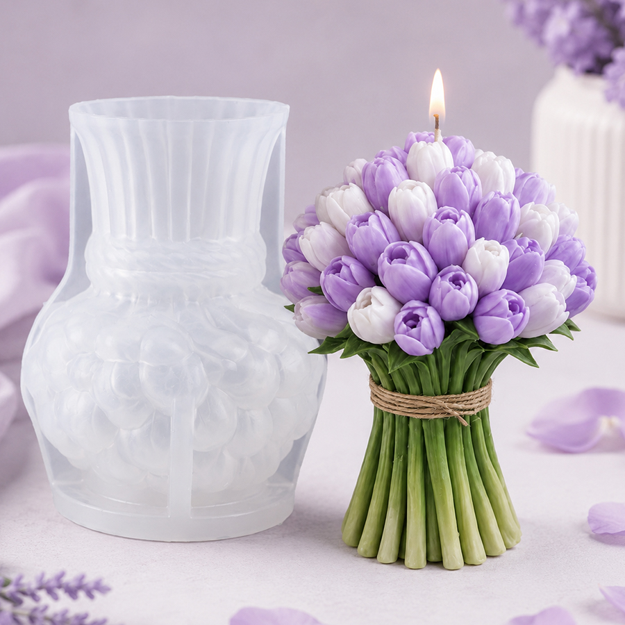 Realistische 3D-Tulpenstrauß-S – Home Decor Tulip Bewertung und Preis