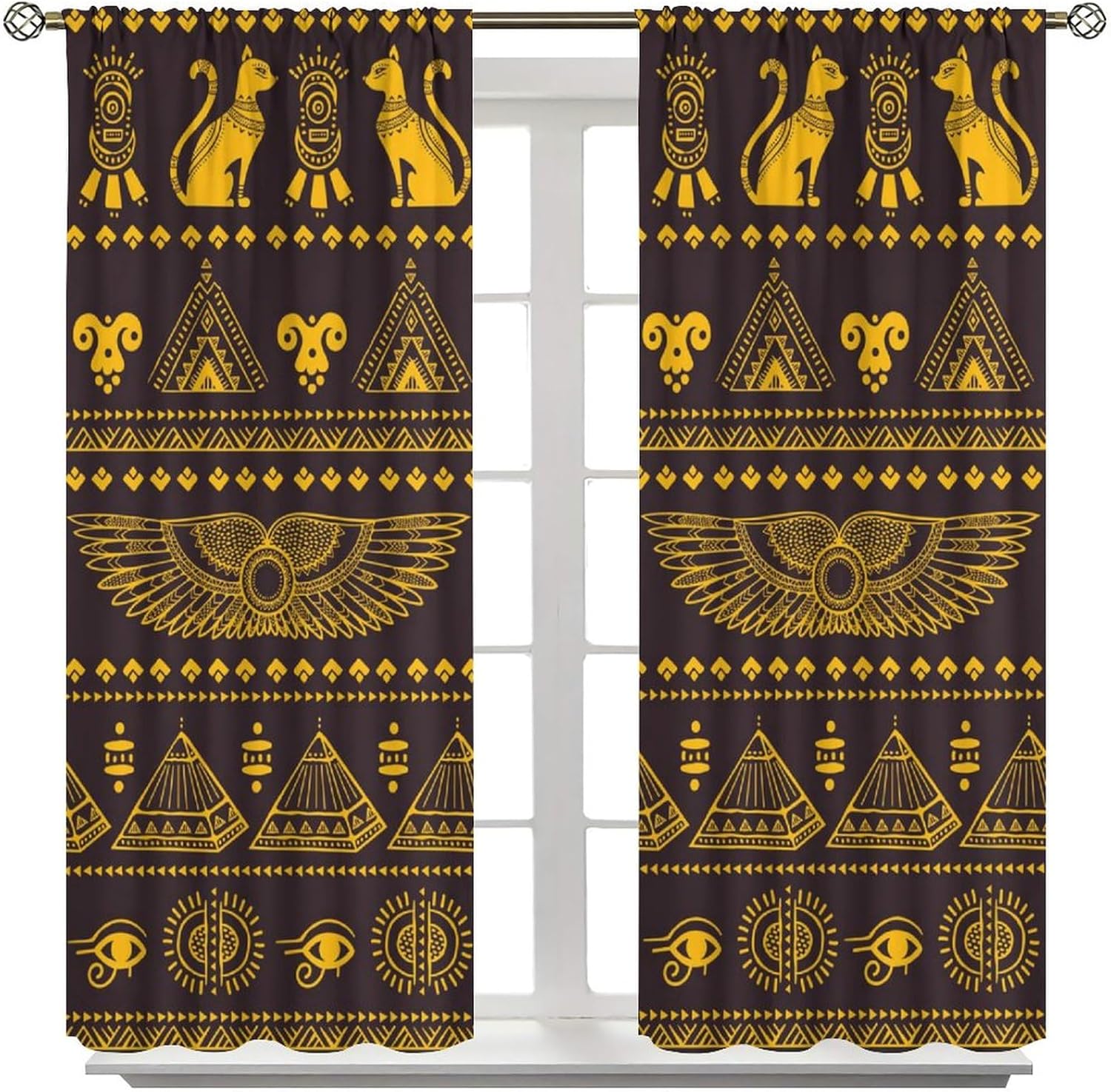 Mystische altägyptische Vorhän – Home Decor Egypt Bewertung und Preis